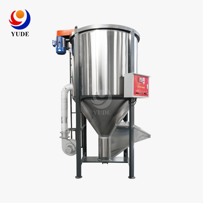 500kg Vertical Plastic Particle Mixer with Drying Function